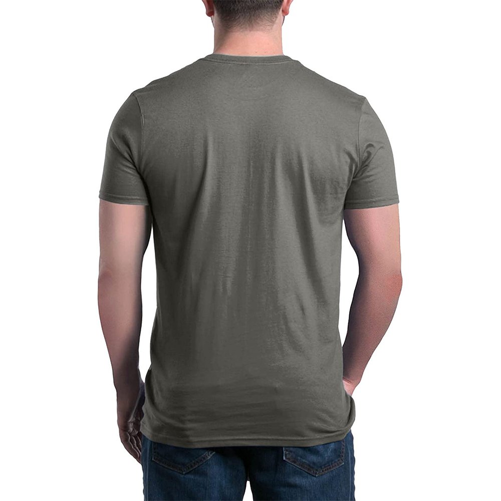 Wholesale Silk Screen Printed 100% Organic Cotton Street Wear Loose Fit Men's O-neck Short Sleeve Trendy T-shirt for Men