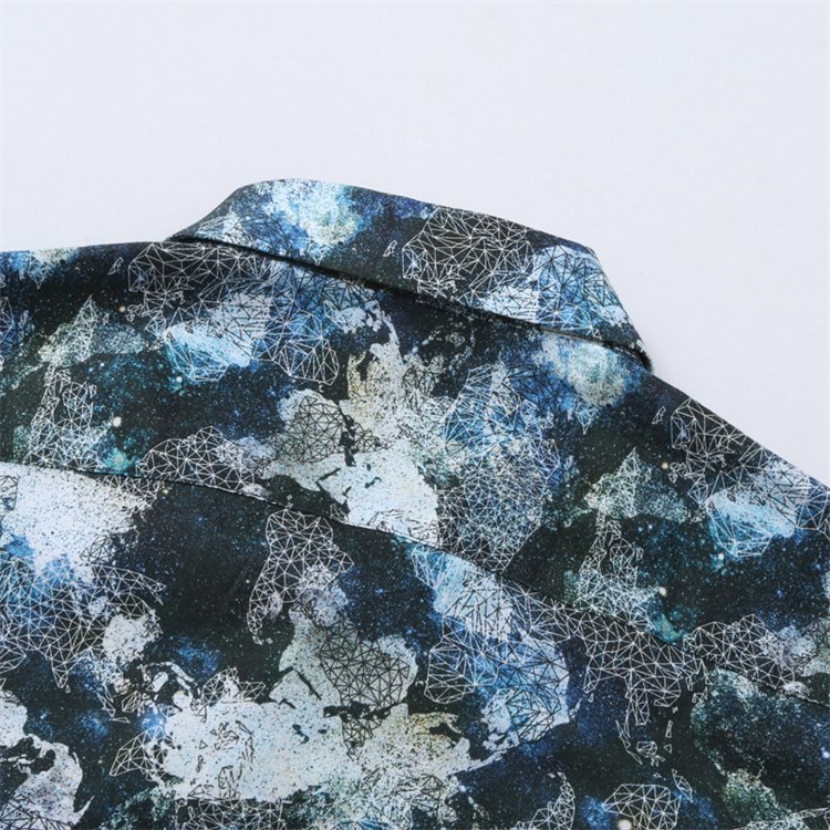 Men's spring and autumn long sleeve shirt cotton Italian fabric business casual jacket