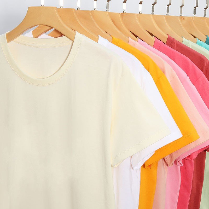 Wholesale Men Tshirt Cotton Summer Blank Plain T-shirt High Quality Custom Logo Printing Plus Size Men's T-shirts