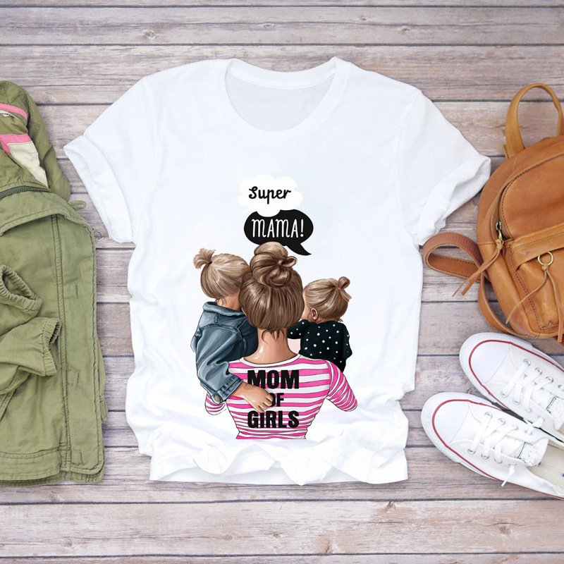 Custom leisure Cartoon T Shirt women tops Fashion Clothes Streetwear Vintage tee couple tops graphic printed short T-shirt