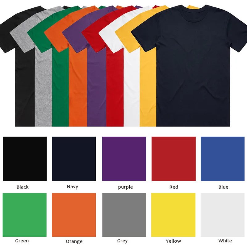 Custom Printing Blank Men's T shirt OEM Personalized Logo Shopify Drops-hipping Customized Plus Size Pure Cotton T-shirt