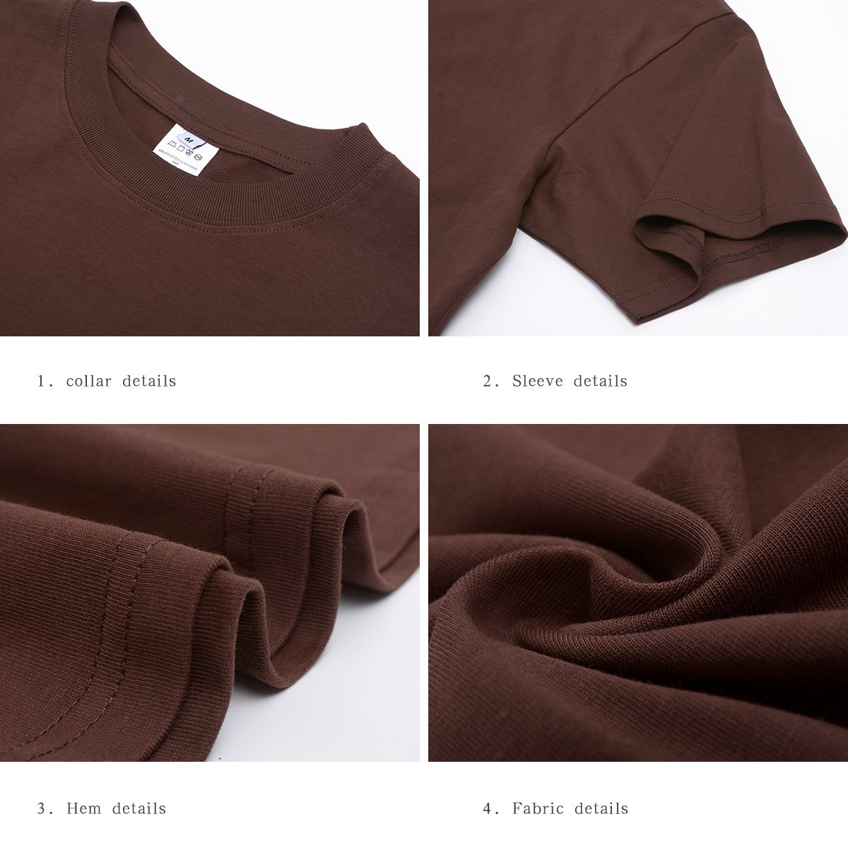 high quality cropped boxy fit men's t-shirt casual oversized tshirt blank custom t shirt for men