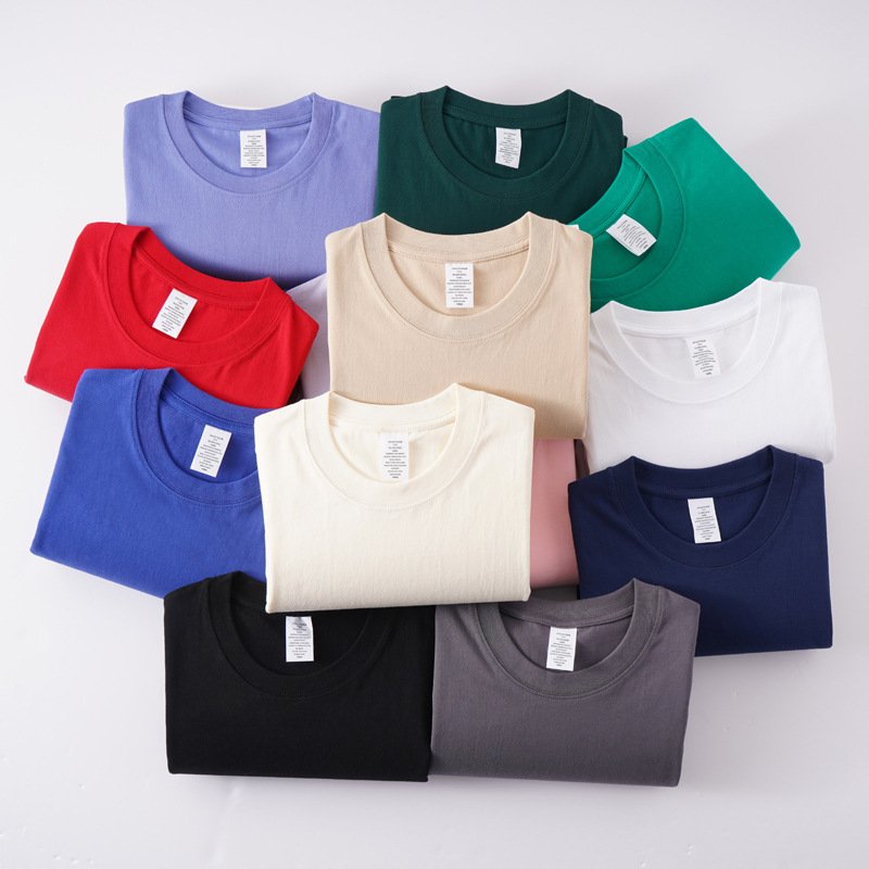 High Quality Custom T shirt Personalised Logo 230gsm Cotton Classic Shirts Boy Fashion Streetwear Luxury Men's T-shirts