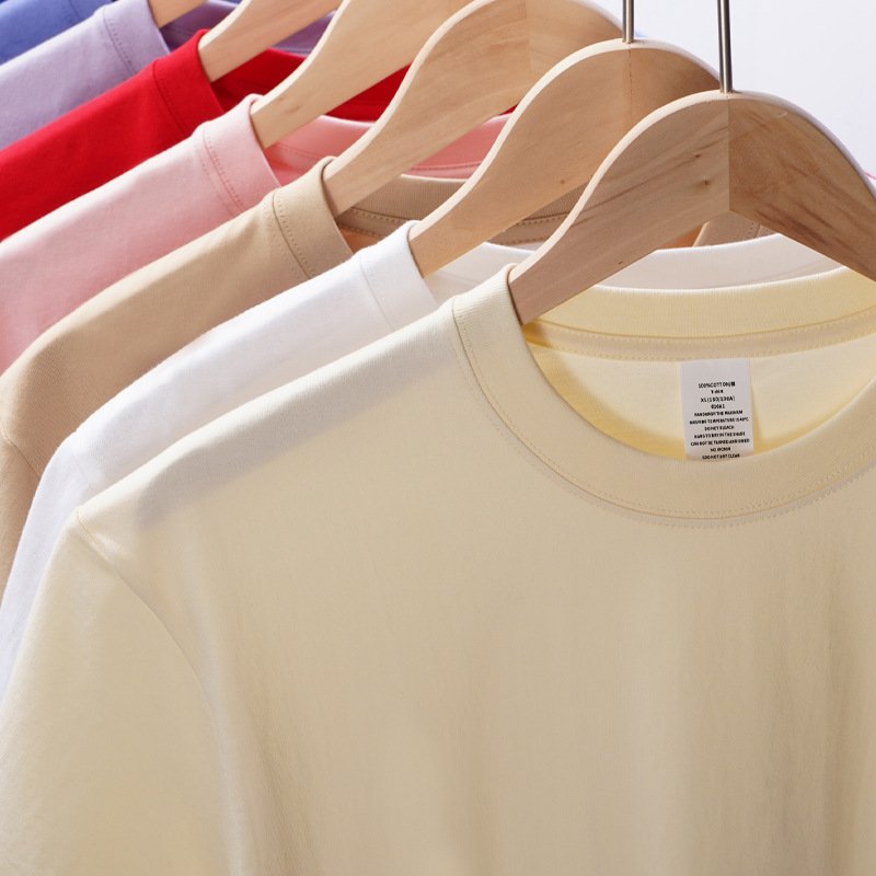 High Quality Custom T shirt Personalised Logo 230gsm Cotton Classic Shirts Boy Fashion Streetwear Luxury Men's T-shirts
