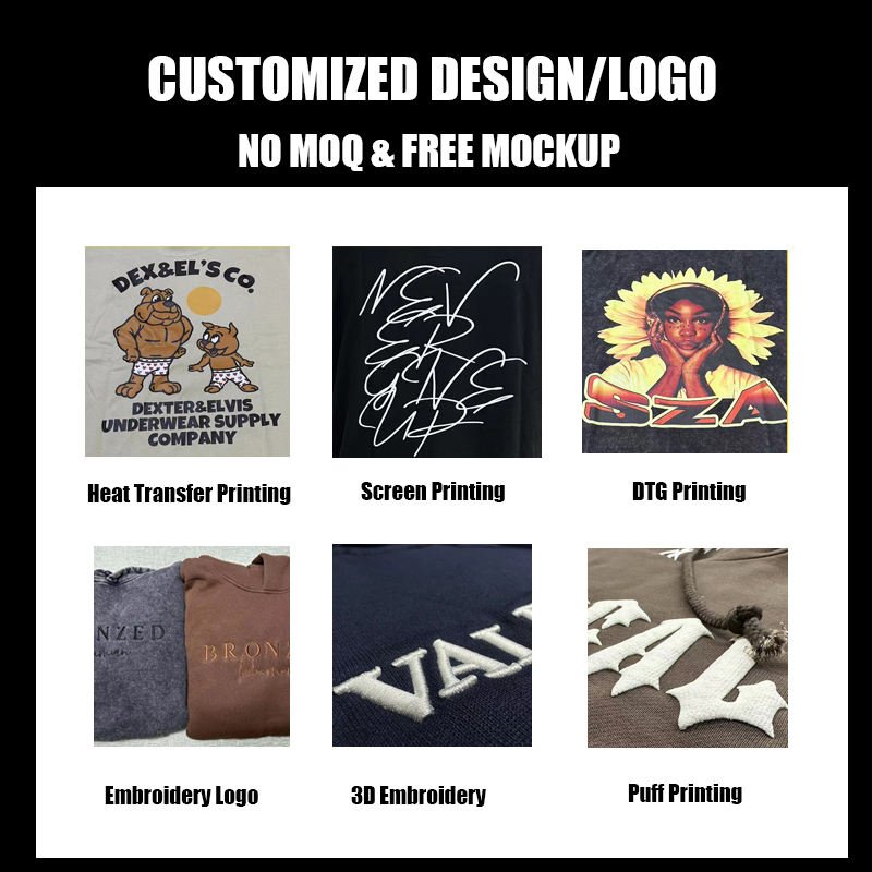 High Quality Custom T shirt Personalised Logo 230gsm Cotton Classic Shirts Boy Fashion Streetwear Luxury Men's T-shirts