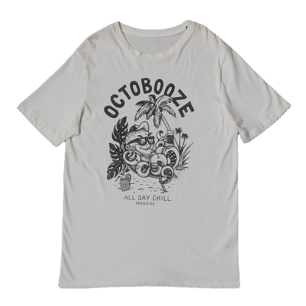 Plus Size Men's White Color T Shirt Plain Design Custom Printing Logo 100% Cotton 120-220 Gsm High Quality Casual Men's T Shirt
