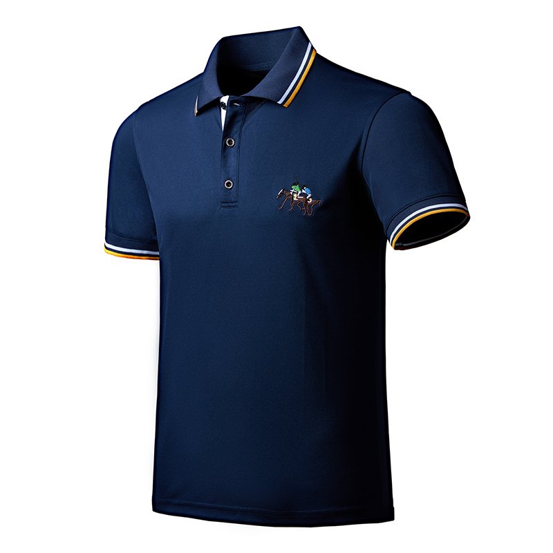 Low price wholesale short sleeve polo shirts high quality for men us embroidered men's polo collar t-shirts vintage golf shirts