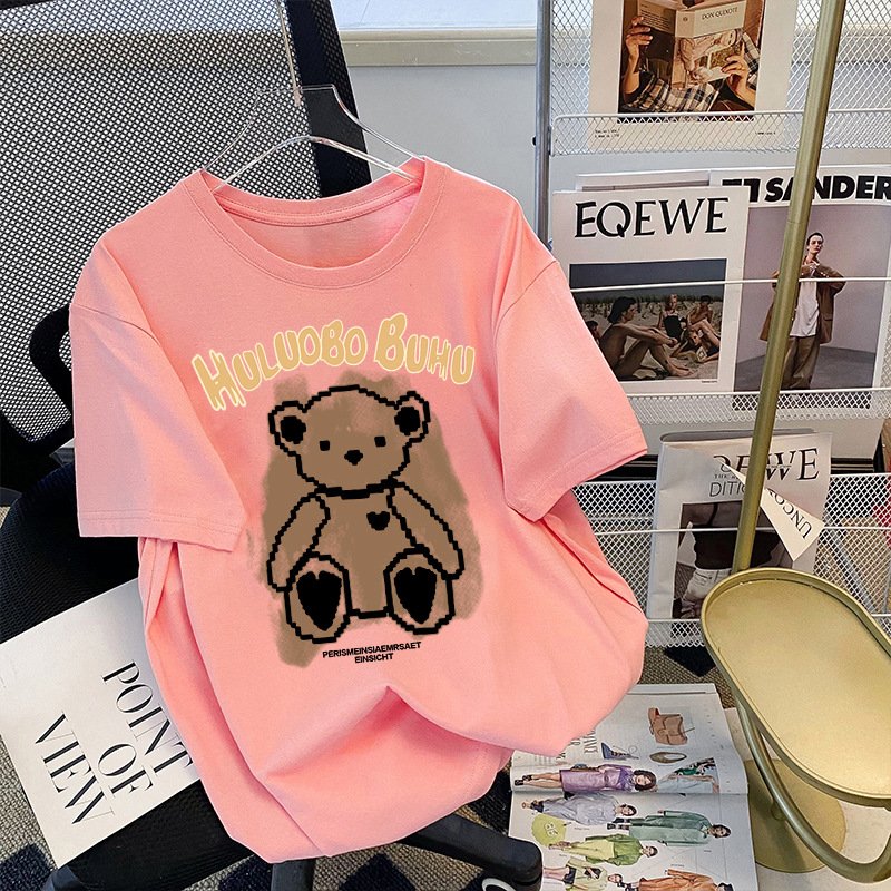 Best selling Womens T Shirts Fashion Pattern cotton T Shirt For Custom Printing Short Sleeve Crew Neck shirt woman clothes