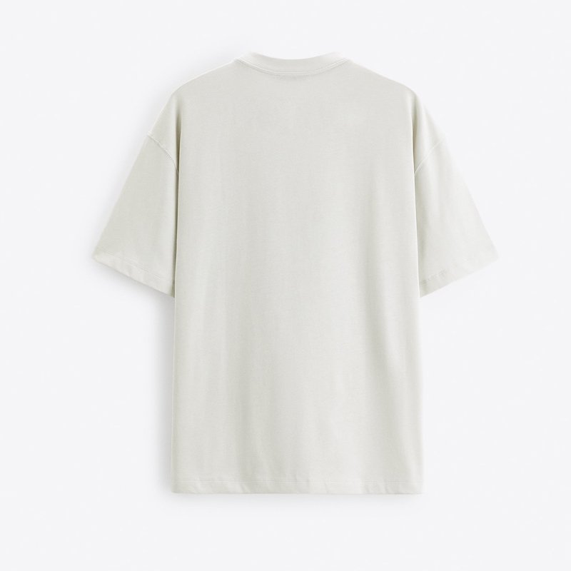custom t shirt men's 100% cotton oversized drop shoulder heavyweight t shirt 300 gsm blank custom logo desgin men's streetwear