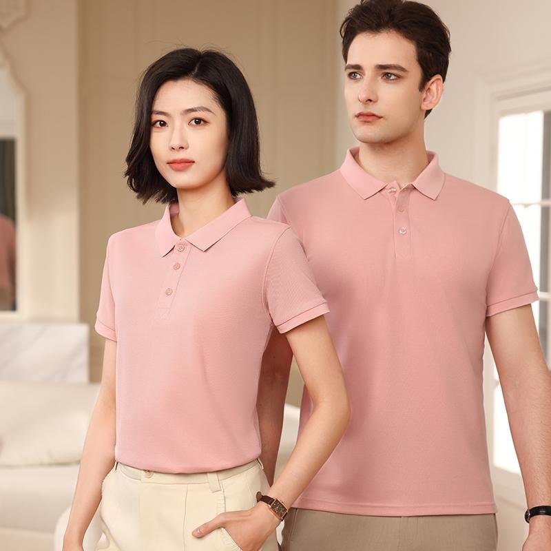 High-end men's T-shirt customized logo printing golf casual breathable T-shirt cotton T-shirt