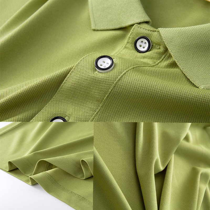 High-end men's T-shirt customized logo printing golf casual breathable T-shirt cotton T-shirt