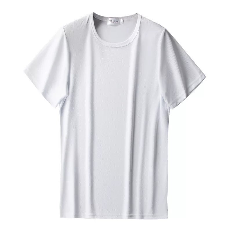 2020 T-shirt Men Short Sleeve Men's Summer Thin Mesh t-shirt Plus Size Loose Clothes Street wear Breathable T-shirts