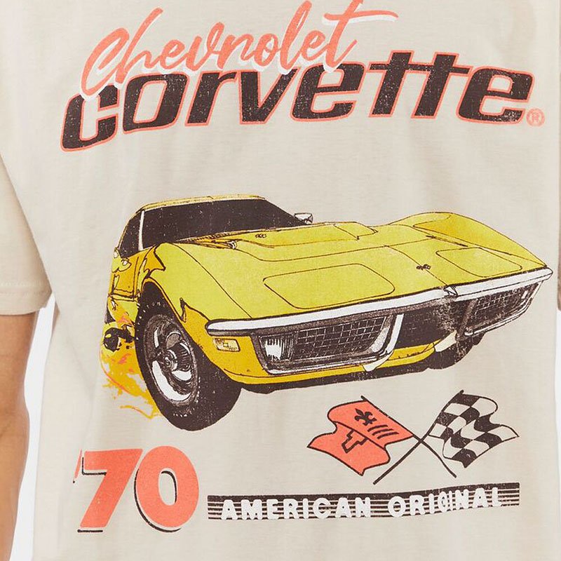 Chevrolet Corvette Graphic unisex tee shirt homme coton 100% cotton t shirt cotton t shirt men's t-shirts