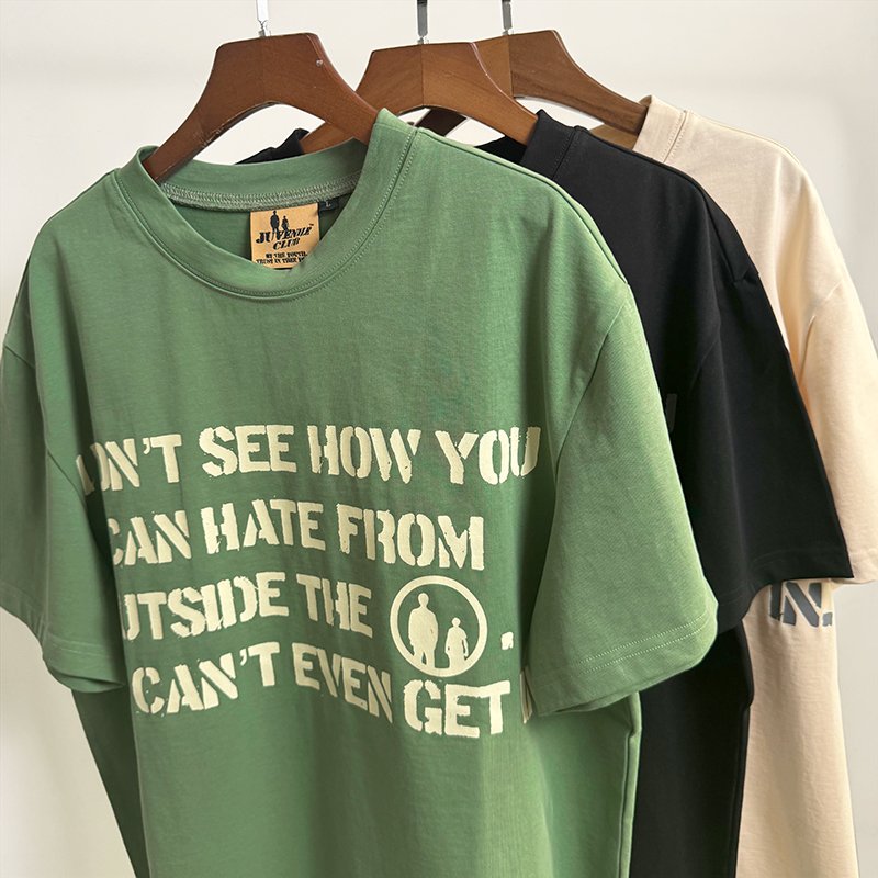 wholesale custom organic cotton screen printing drop shoulder boxy heavyweight oversized cropped raw hem t shirt