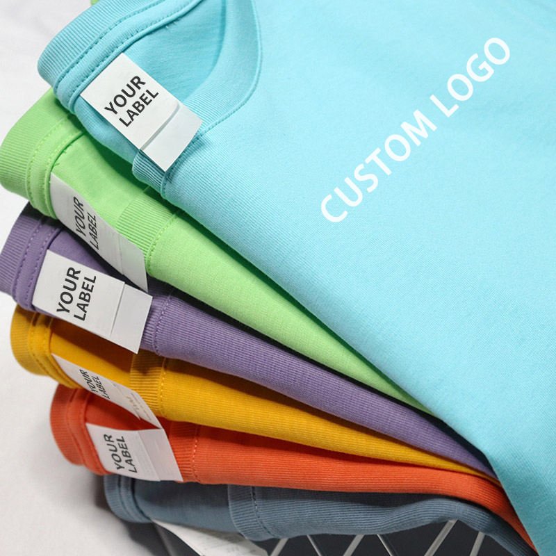 Men's T-Shirt Custom Logo Clothing Tshirt With Logo Customized Men T Shirt Personalised Costom Logo For Tshirt