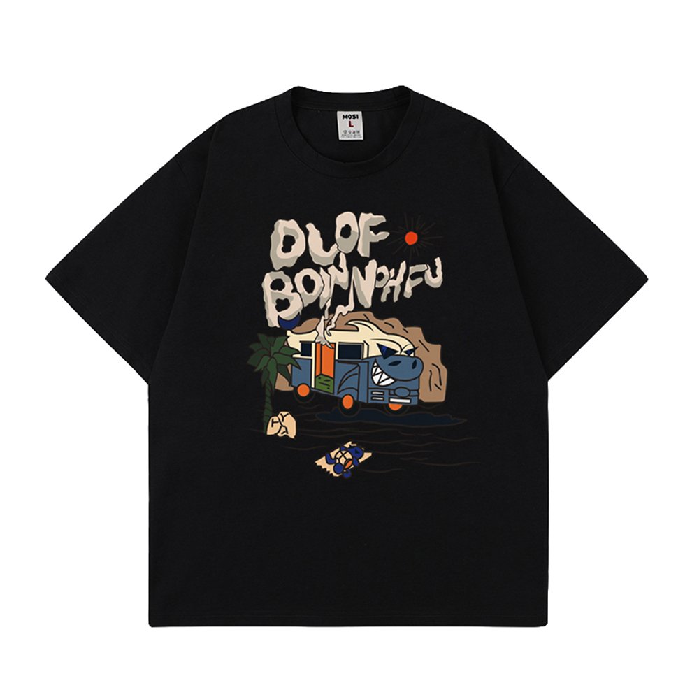 Custom street wear oversize short sleeve crew neck plain men's 100% cotton screen printing logo men's t-shirts