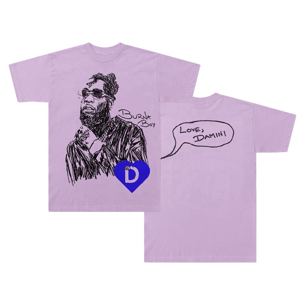 High Quality Jersey T Shirt for Men Burna Boy Plus Size round Neck Tee Casual Wear with Custom Logo Short Sleeve for Summer