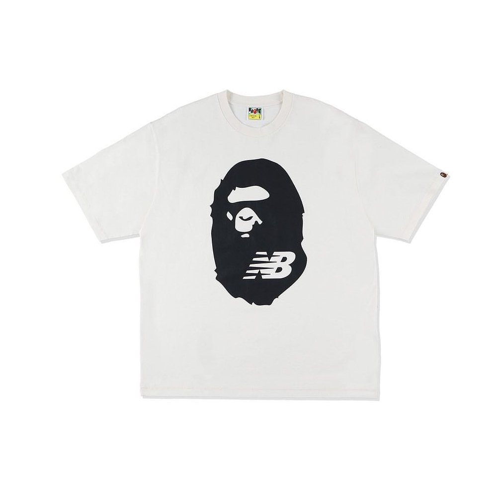 High Quality Bapees Designer Brand Men's Casual T-shirt Shark Printed Loose Trendy Short-sleeve 3D Pattern Sports Casual Use