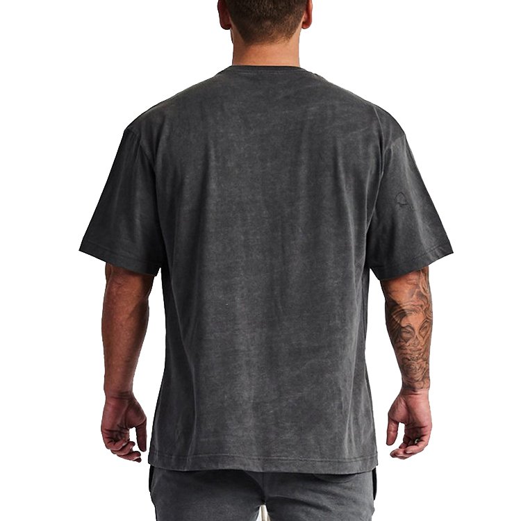 Men's T-Shirt Lightweight 220g Cotton Tee Crewneck T-Shirts For Men High Street Style Summer Wear Custom Color Men Shirts