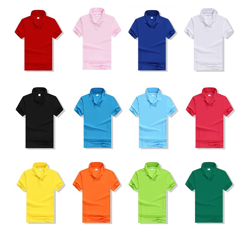 New Stock Arrival Factory wholesale 180 g Mercerized Cotton Lapel Polo Boys T-shirts&polo Shirts Cheap Custom Polo Shirt