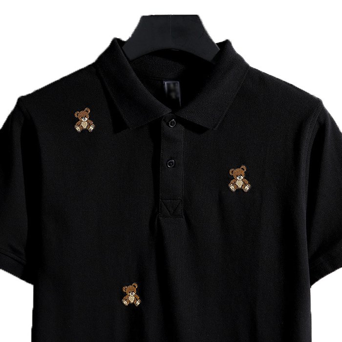Men's Short Sleeve Stretch T-Shirt Men's Plus Size Polo Shirt Cotton men's t-shirts