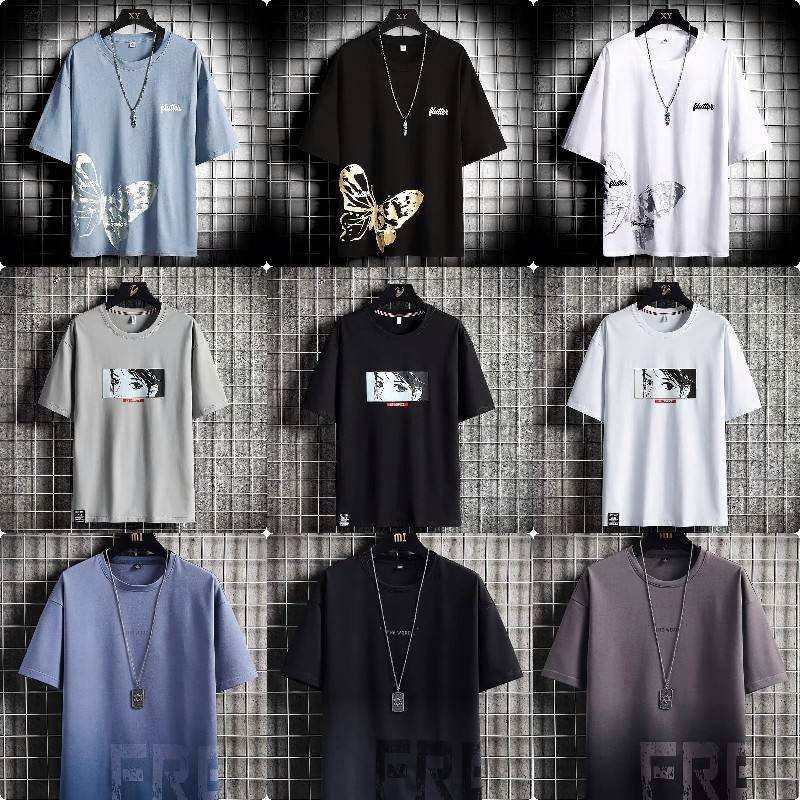 Custom Logo Men Printing Custom T Shirt Printing Plain Oversized Tshirt Plain T Shirt Men'S T-Shirts