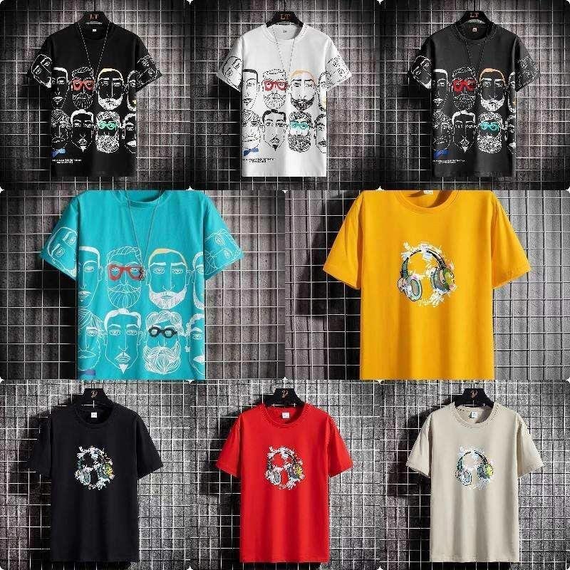 Custom Logo Men Printing Custom T Shirt Printing Plain Oversized Tshirt Plain T Shirt Men'S T-Shirts