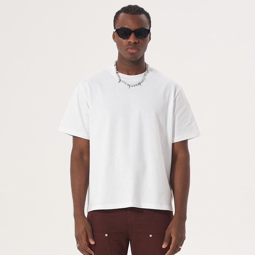 t shirt supplier custom boxy fit tee blank cotton tshirt man clothing print t-shirt for men