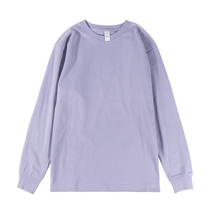 LMT2003 Custom Print Embroidered Logo Graphic 25 Colors 250 Gsm 100% Cotton Long Sleeve T Shirt Men's T-Shirts