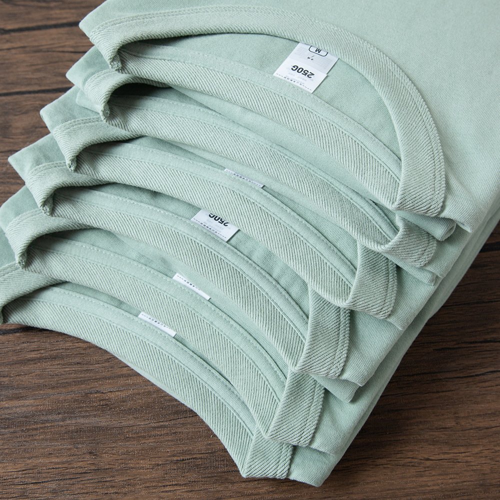 MT2271 High Quality Low OEM MOQ Custom Cool Tone 250g 100% Cotton T Shirt Plus Size Men's T-Shirts