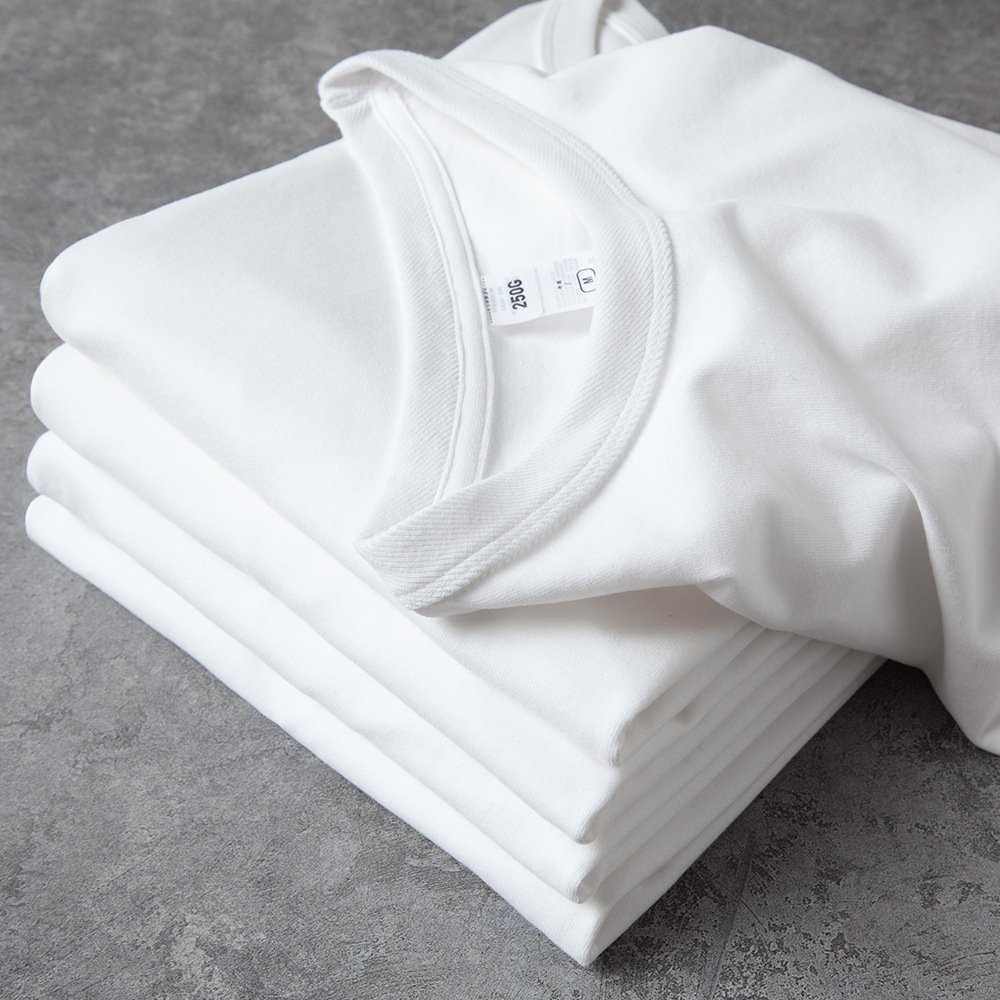 MT2271 High Quality Low OEM MOQ Custom Cool Tone 250g 100% Cotton T Shirt Plus Size Men's T-Shirts