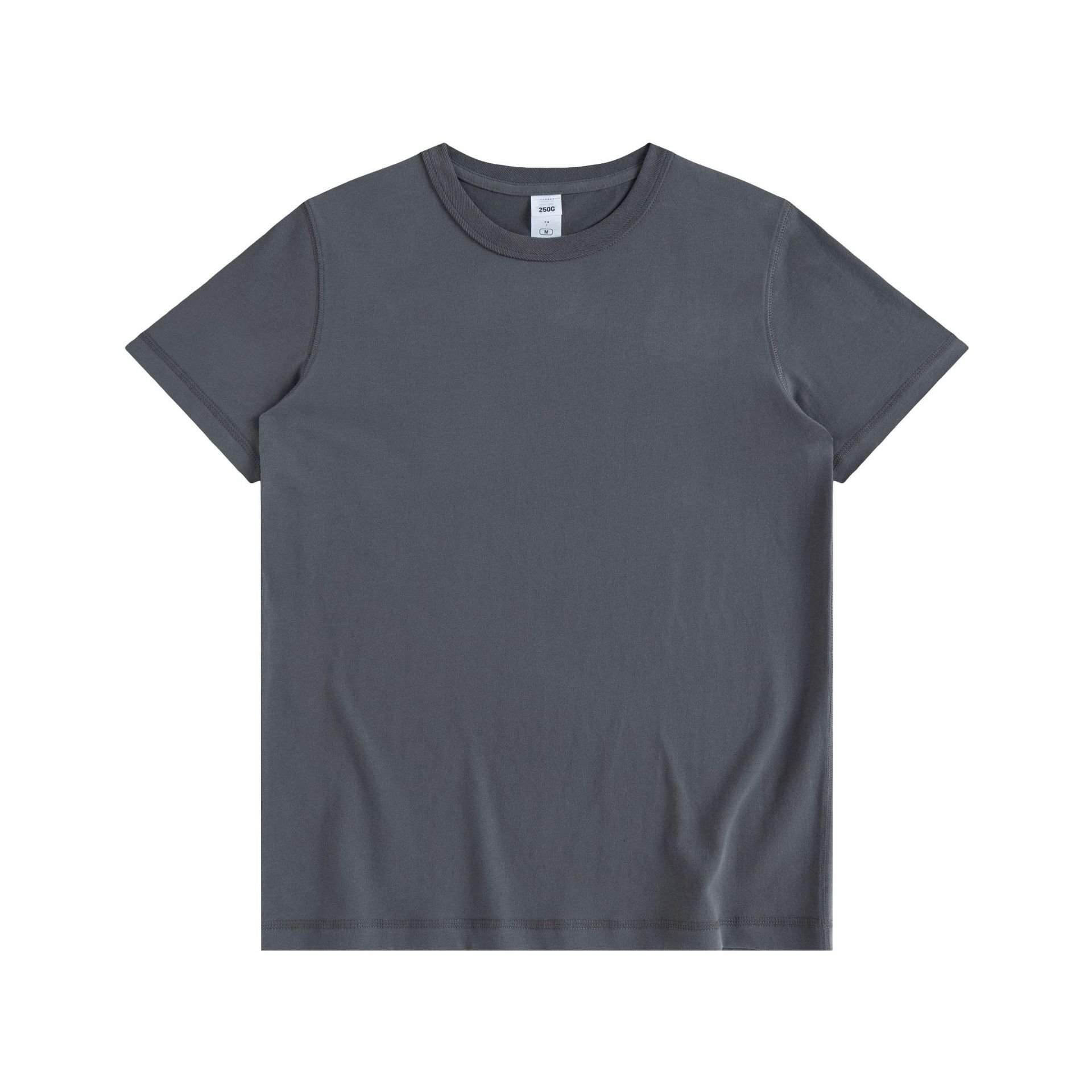 MT2271 High Quality Low OEM MOQ Custom Cool Tone 250g 100% Cotton T Shirt Plus Size Men's T-Shirts
