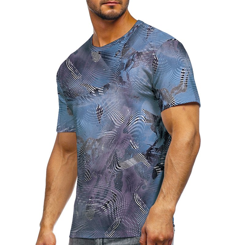 Super Comfortable Support Guest Book Summer New Short-sleeved T Men Digital Printing Men's T Shirt