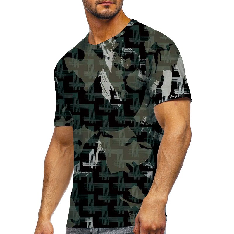 Super Comfortable Support Guest Book Summer New Short-sleeved T Men Digital Printing Men's T Shirt