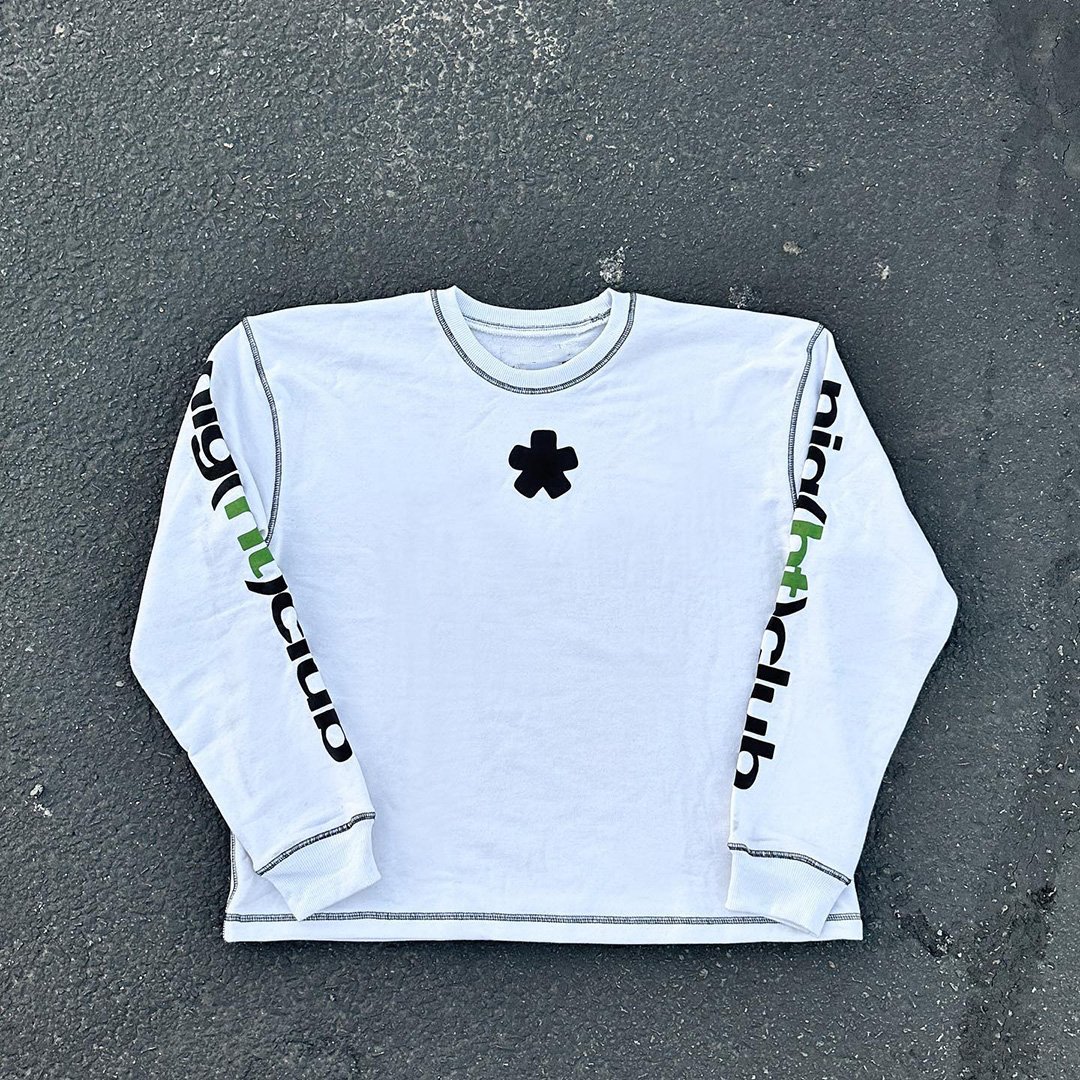 Wholesale Screen Print Men 100% Cotton O-Neck Oversize Casual Long Sleeve For Men's T-shirt