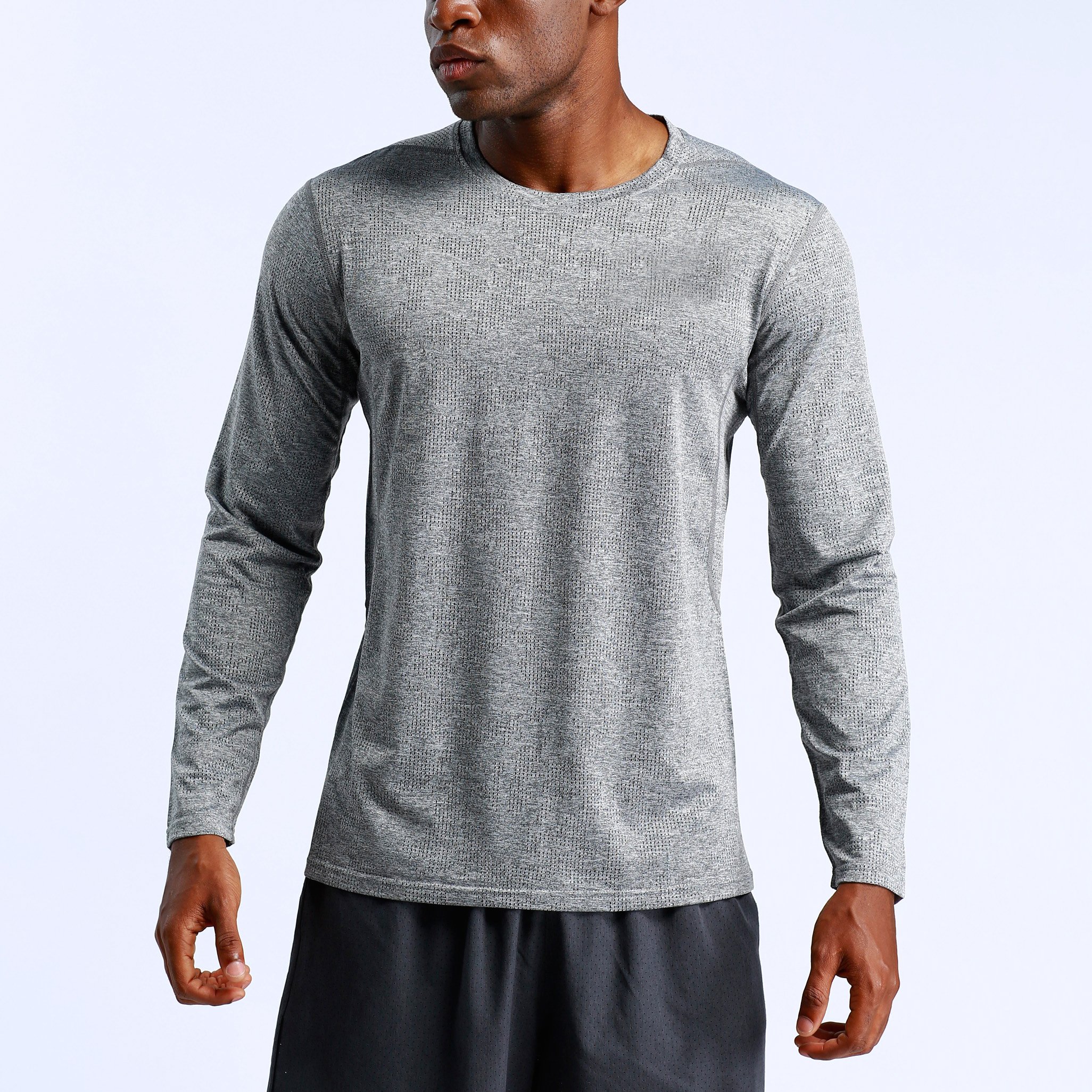 Custom Sublimated Wholesale Joggers Running Sports Training Wear Long Sleeve Polyester Blank Plain Men's t-Shirts