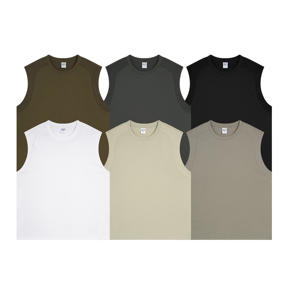 Men's custom logo Sleeveless T-Shirts casual Fitness Tank and Vest Sportswear Training Loose Tank Top