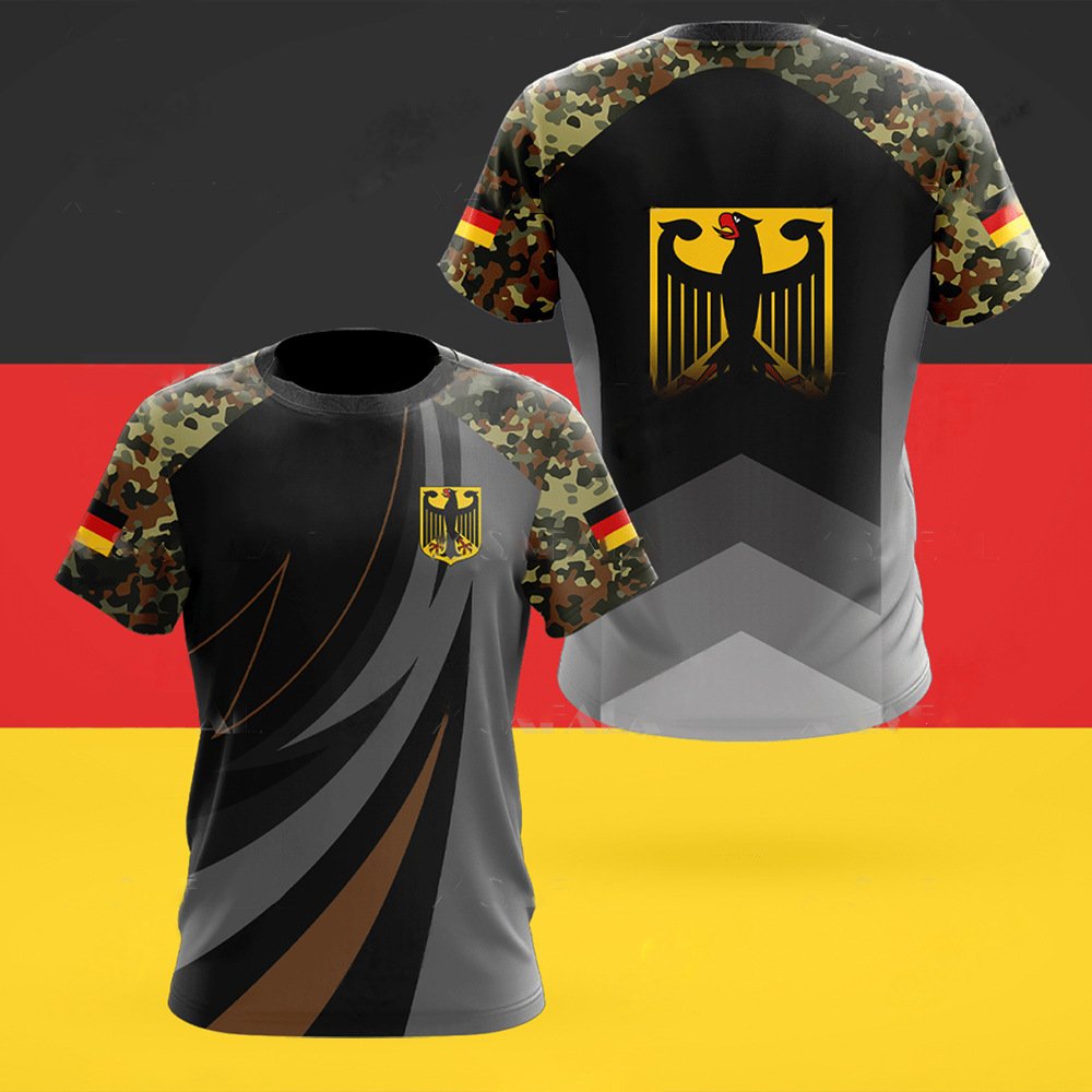 2022 summer new men's T-shirt loose high street fashion casual sports popular T-shirt men's tops short-sleeved shorts