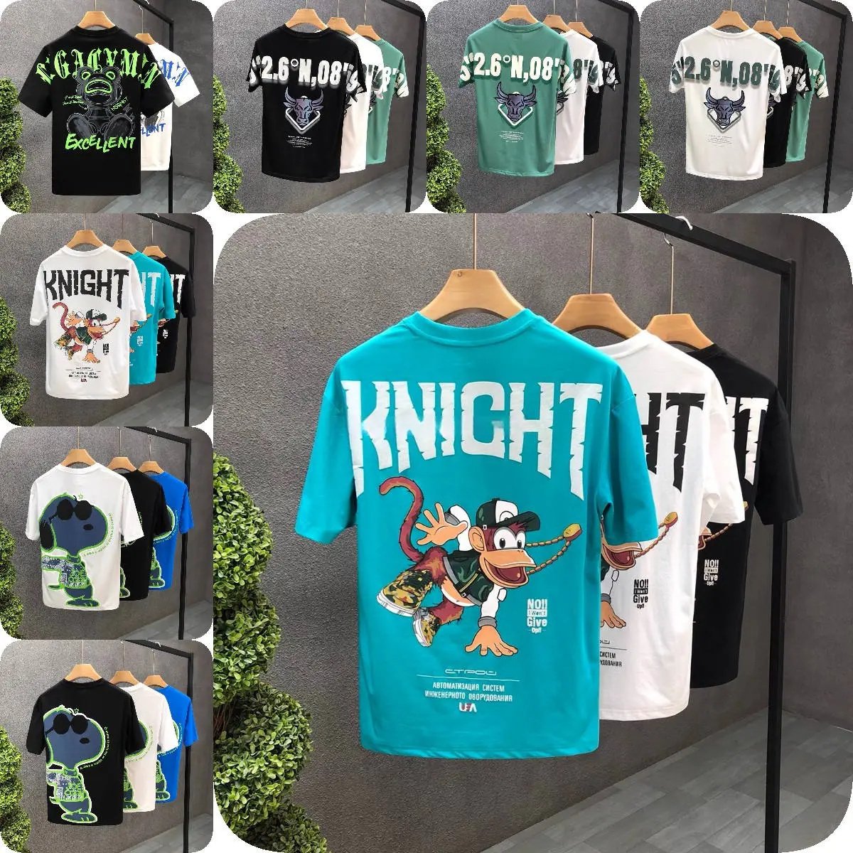 Factory direct sales of the latest pure cotton custom men's t-shirts, heavyweight oversized t-shirts, printed men's t-shirts