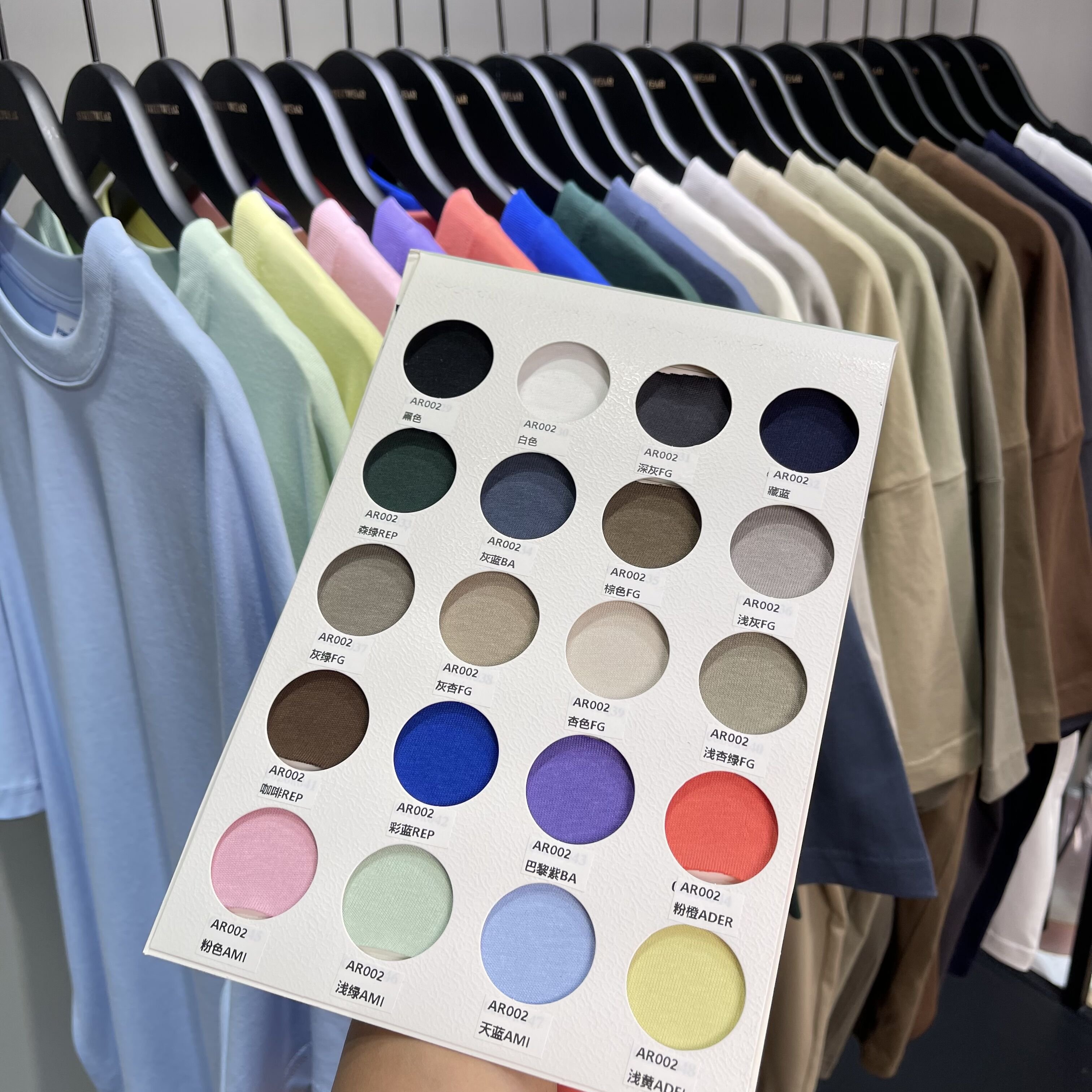Wholesale oversize Men's T-shirts 230G double yarn cotton short-sleeved men's t-shirt solid color FOG men's loose t-shirt