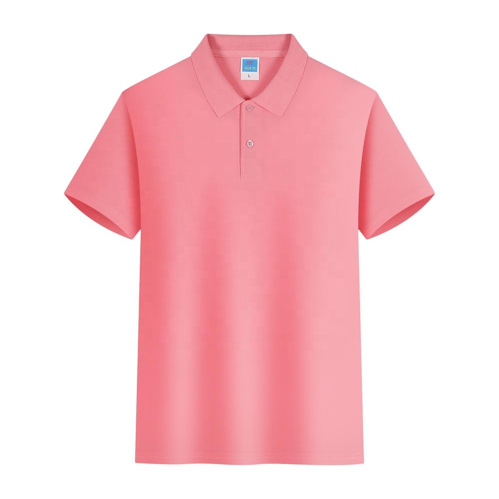 Wholesale 100% Spinning Cotton Mens Polo Shirts Plain Blank Unisex T-shirt Custom Logo Golf Sport Polo Business Shirts Uniform
