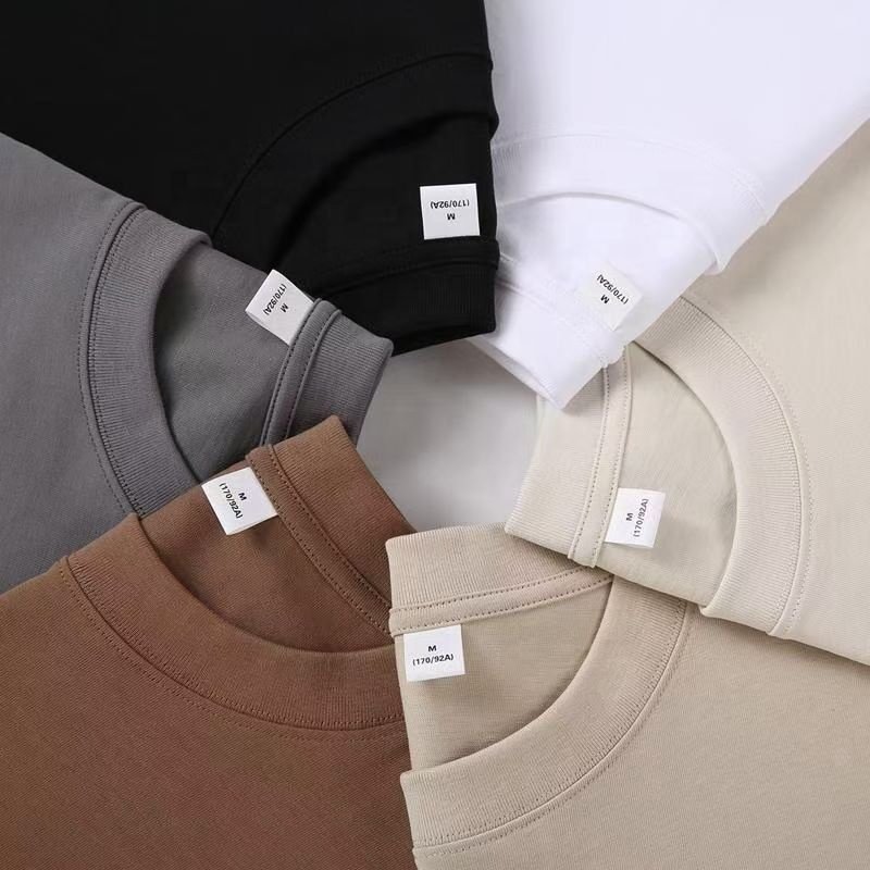 Wholesale Custom Brand Logo 100% Cotton Blank Luxury custom plus size mens drop shoulder thick luxury shirts