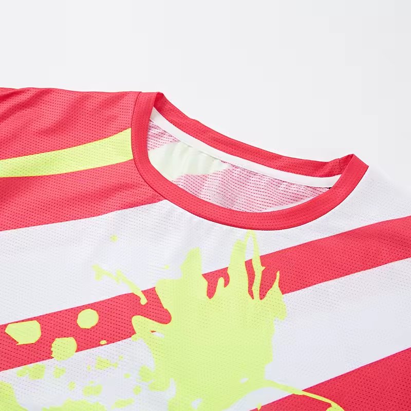 Comfortable Fit Jersey Short Sleeve Sports Men's T-shirt Custom Sublimation Print T-shirt Hot Weather Road Bike Jersey