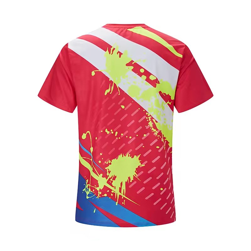 Comfortable Fit Jersey Short Sleeve Sports Men's T-shirt Custom Sublimation Print T-shirt Hot Weather Road Bike Jersey