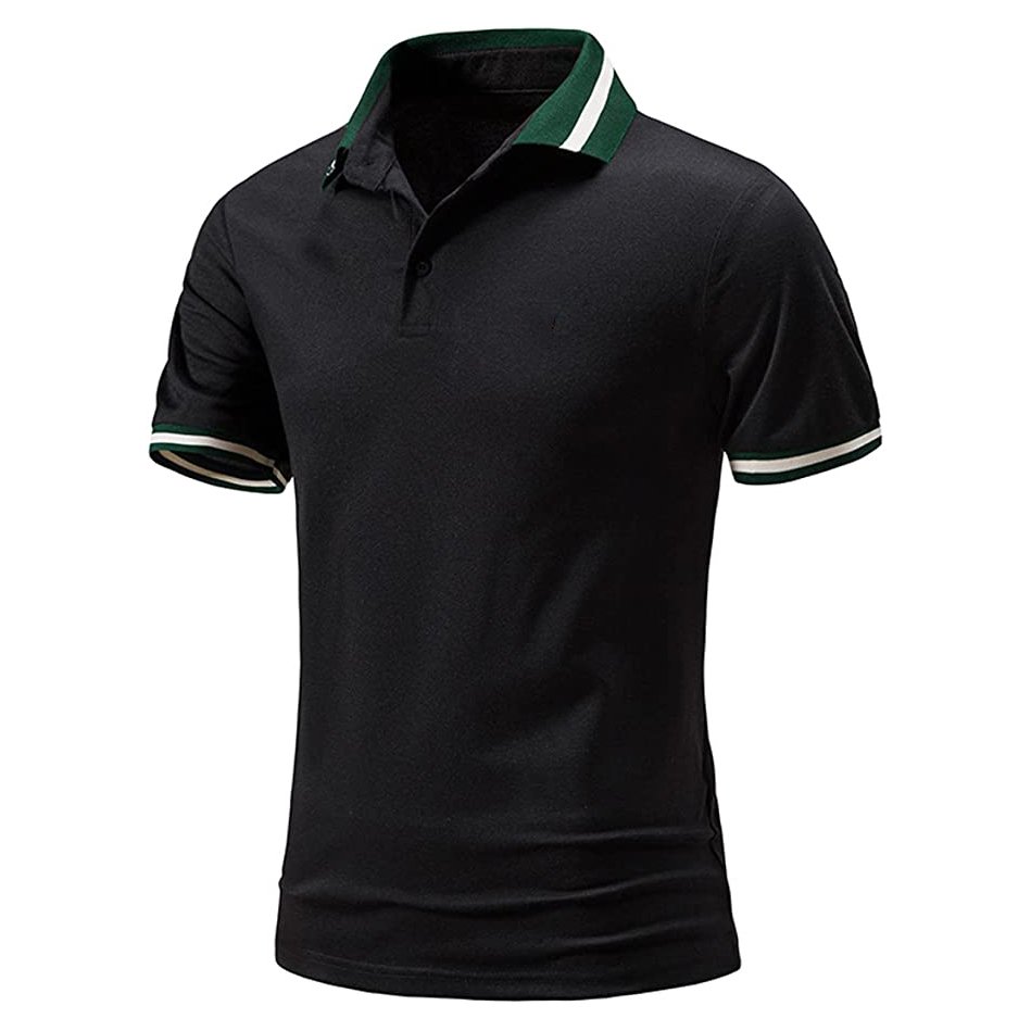 Factory Direct Sale Men's Custom 100% cotton Polo T Shirt Short Sleeve Business Men's Polo Shirt