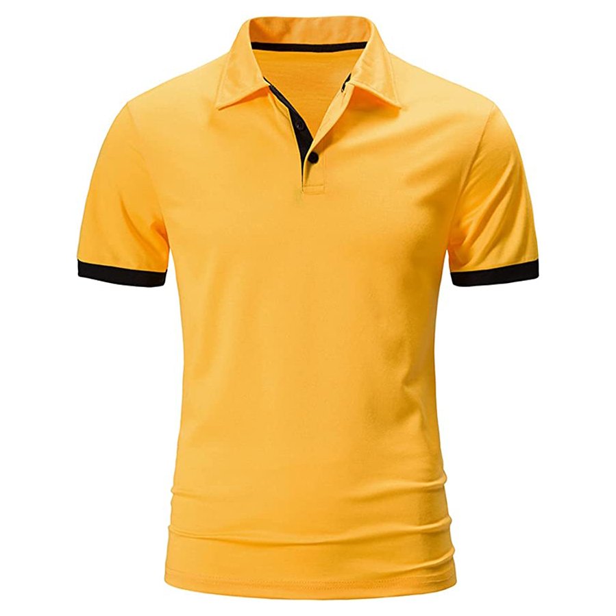 Factory Direct Sale Men's Custom 100% cotton Polo T Shirt Short Sleeve Business Men's Polo Shirt