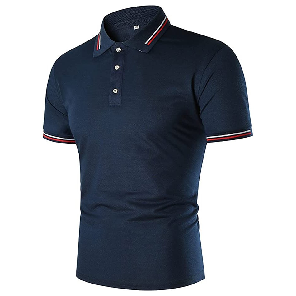 Factory Direct Sale Men's Custom 100% cotton Polo T Shirt Short Sleeve Business Men's Polo Shirt