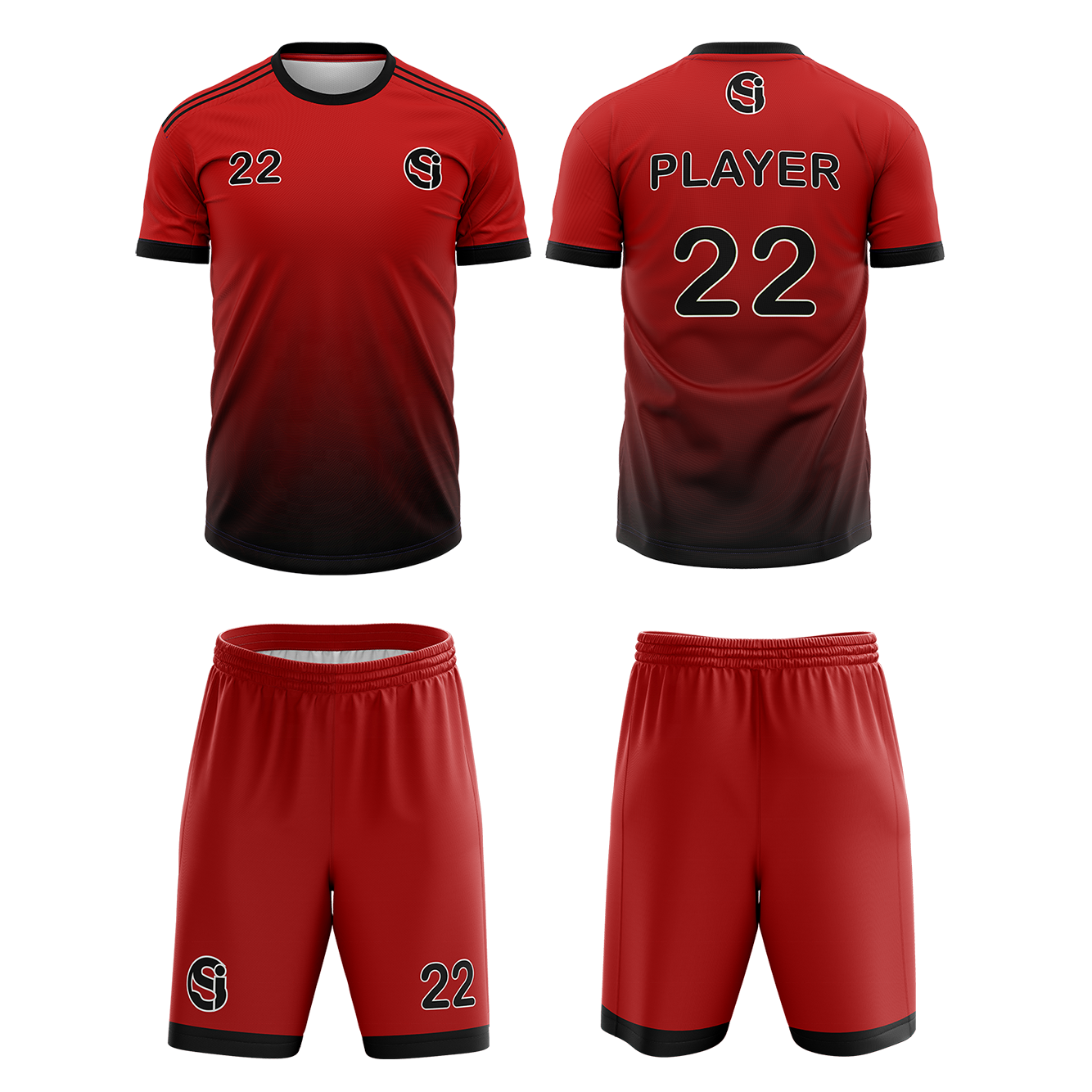 Wholesale Home Soccer Wear Football Jersey Soccer Uniform 4xl Club Men's T-shirt Football Jersey