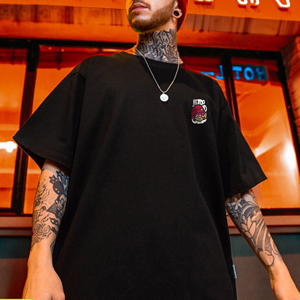 Custom Street wear Hip Hop oversize short sleeve crew neck plain men's 100% cotton printed embroidery logo t-shirts