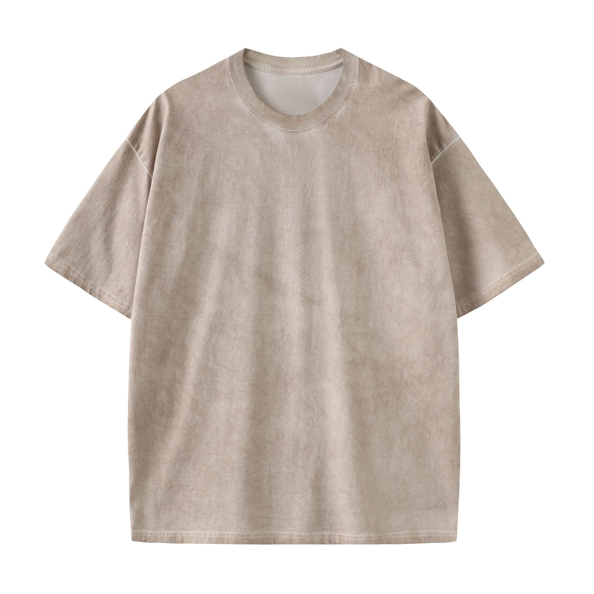 High Quality Custom Oversized Blank Men 100% Cotton Tshirt Print Vintage Organic acid wash t shirt